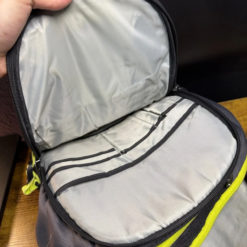 Ful Laptop Backpack Black Grey‎ Neon Yellow Polyester Travel Bag Mens Womens OS